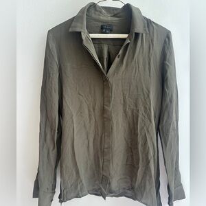 Theory silk shirt size S